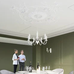 Żyrandol MINERWA 3 biały