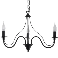 Żyrandol MINERWA 3 czarny