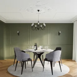 Żyrandol MINERWA 7 czarny