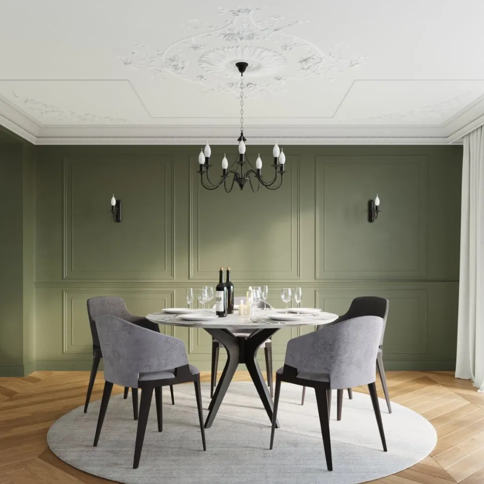 Żyrandol MINERWA 7 czarny