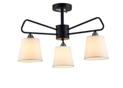 Żyrandol Morley 3 czarny