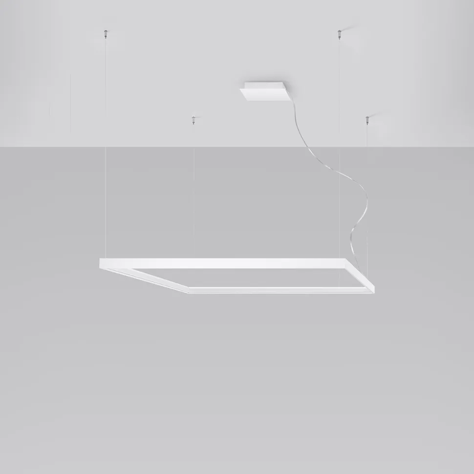 Żyrandol NELYA L biały LED 3000K