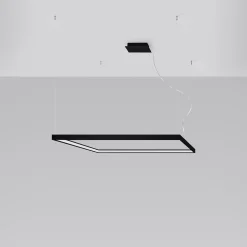 Żyrandol NELYA L czarny LED 4000K