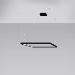 Żyrandol NELYA M czarny LED 3000K