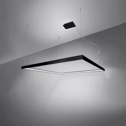 Żyrandol NELYA M czarny LED 4000K