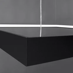 Żyrandol NELYA M czarny LED 4000K