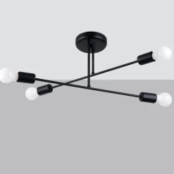 Żyrandol NORAH 4 czarny