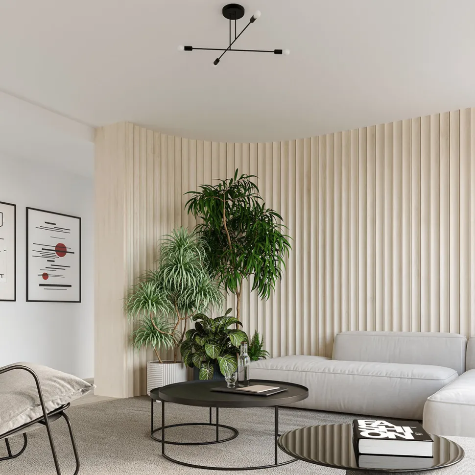 Żyrandol NORAH 6R czarny