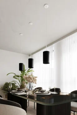 Żyrandol OTTO 60 czarny