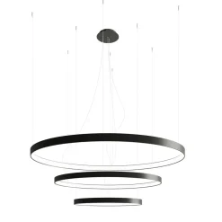 Żyrandol RIO 3 55/78/110 czarny LED 3000