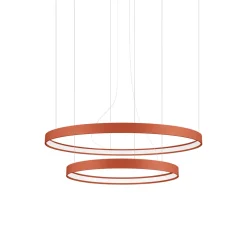 Żyrandol RIO 2 55/78 ochra czerwona LED 4000K