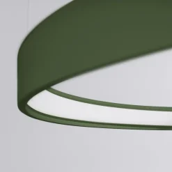 Żyrandol RIO 3 55/78/110 zielona oliwka  LED 4000K