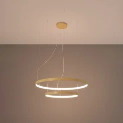 Żyrandol RIO 2 55/78 złoty LED 3000K