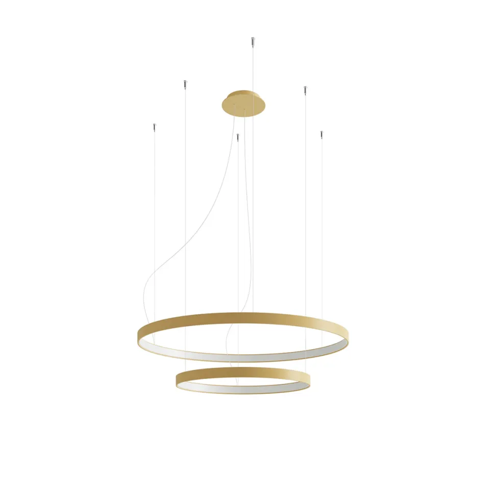 Żyrandol RIO 2 55/78 złoty LED 4000K