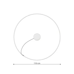 Żyrandol RIO 110 biały LED 4000K
