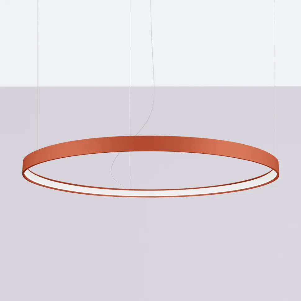 Żyrandol RIO 110 ochra czerwona LED 4000K