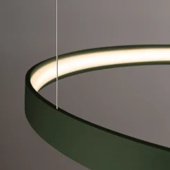 Żyrandol RIO 55 zielona oliwka LED 3000K