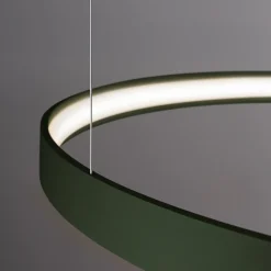 Żyrandol RIO 110 zielona oliwka LED  4000K