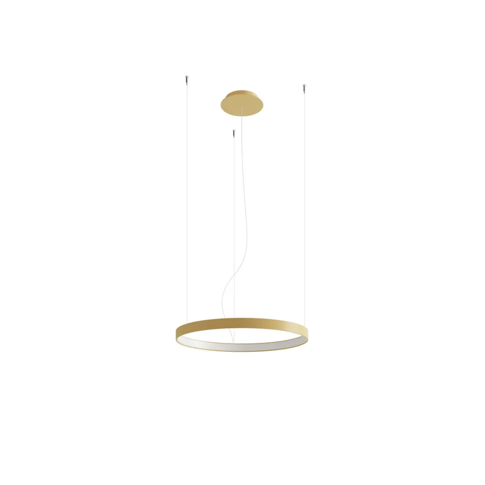 Żyrandol RIO 55 złoty LED 4000K