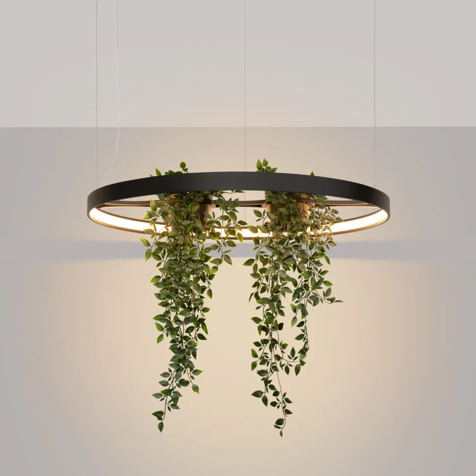 Żyrandol RIO BIO 78 czarny LED 3000K