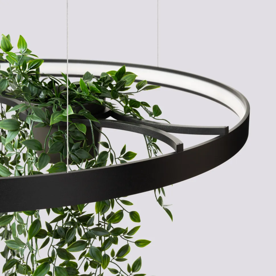 Żyrandol RIO BIO 78 czarny LED 3000K