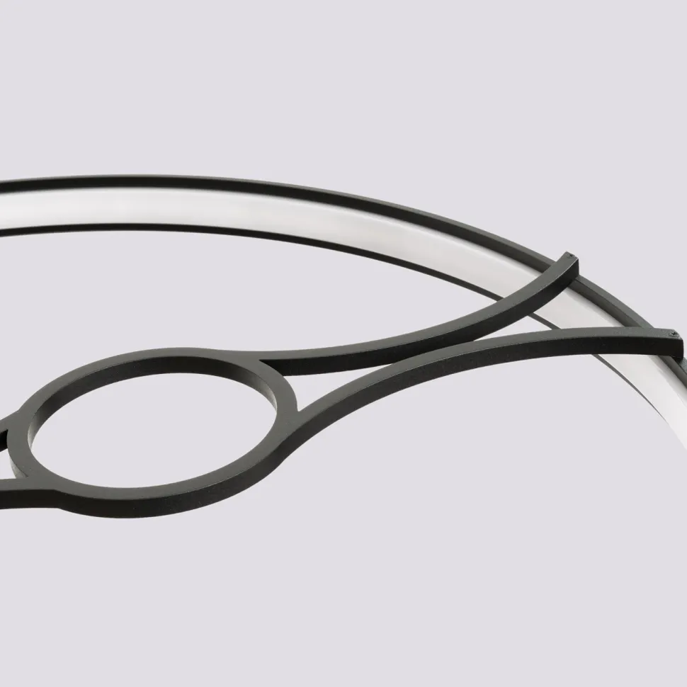 Żyrandol RIO BIO 78 czarny LED 3000K