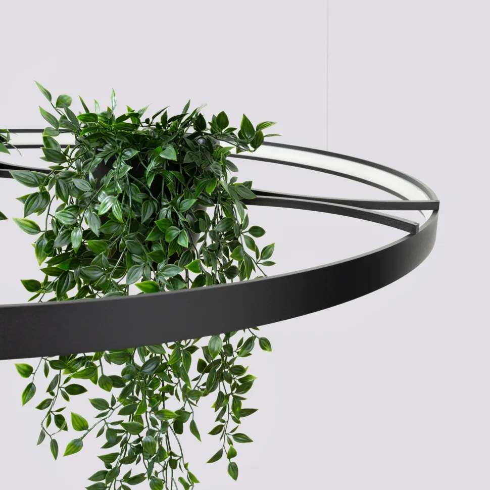 Żyrandol RIO BIO 110 czarny LED 3000K