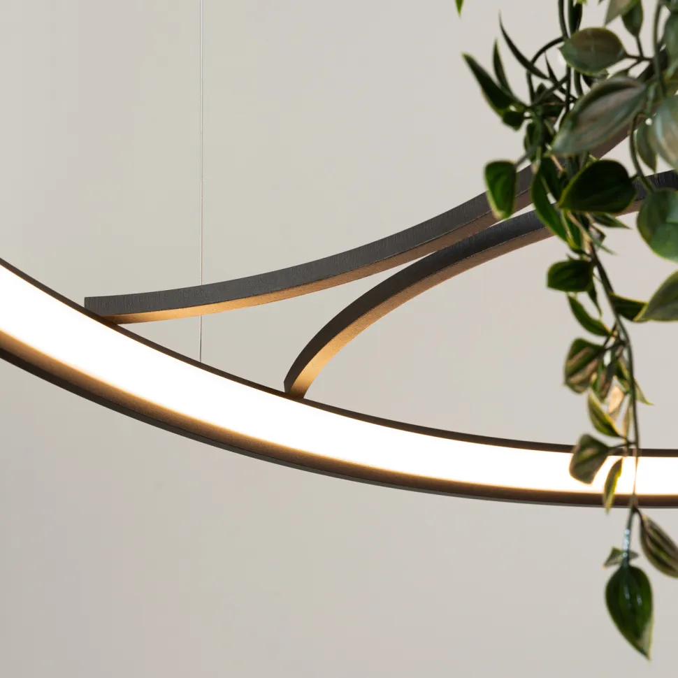 Żyrandol RIO BIO 110 czarny LED 3000K