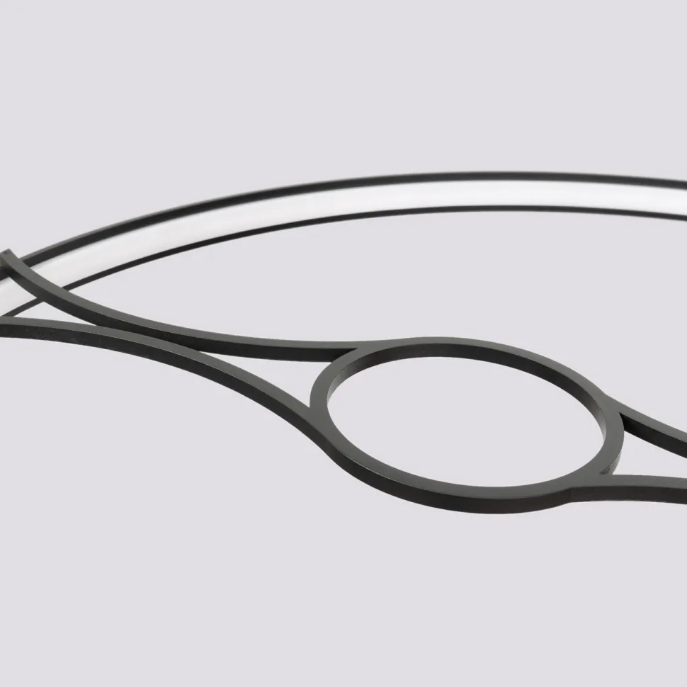 Żyrandol RIO BIO 110 czarny LED 3000K