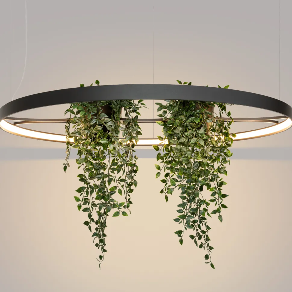 Żyrandol RIO BIO 110 czarny LED 3000K