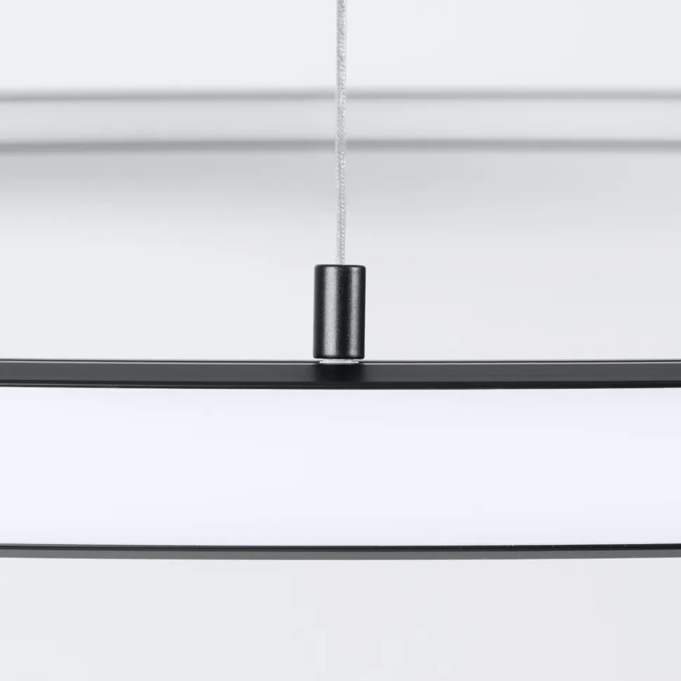 Żyrandol RISA 120 czarny LED 3000K