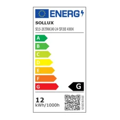 Żyrandol RISA 120 czarny LED 3000K