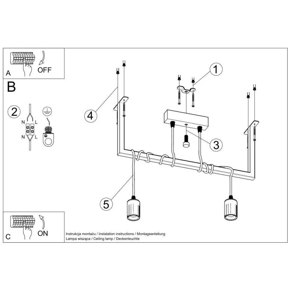 Żyrandol SALAMANCA 2