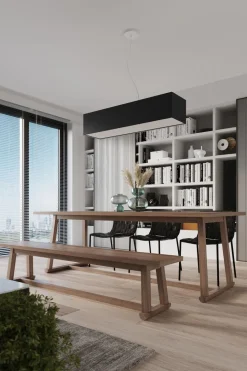 Żyrandol SANTA 120 czarny