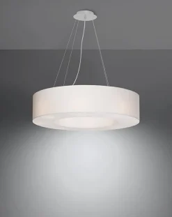 Żyrandol SATURNO 70 biały