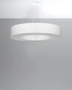 Żyrandol SATURNO 90 biały