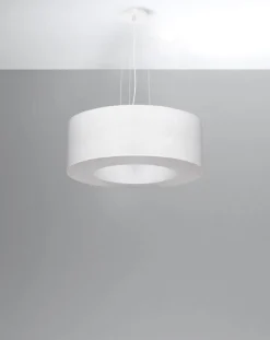 Żyrandol SATURNO 50 biały