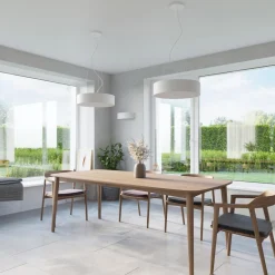 Żyrandol SKALA 90 biały