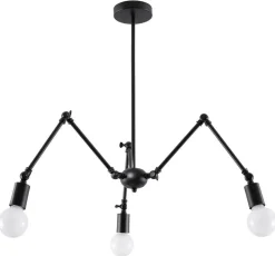 Żyrandol STARK 3 czarny