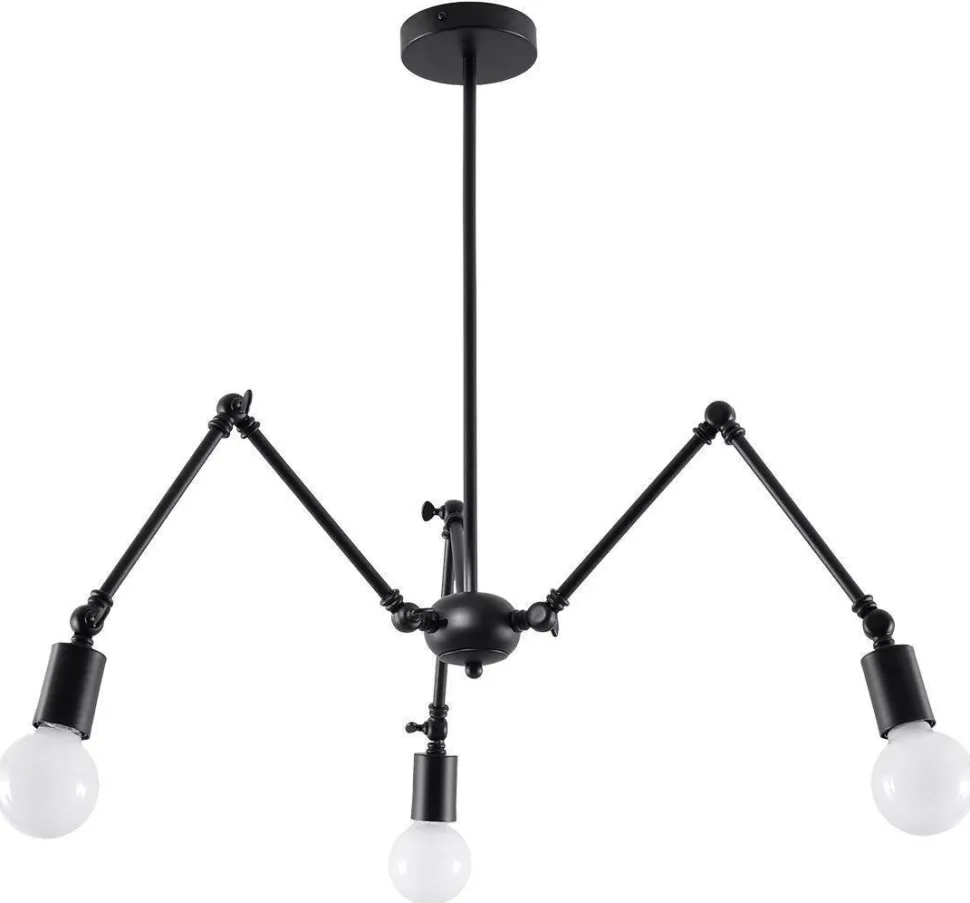 Żyrandol STARK 3 czarny