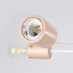 Żyrandol TIMBO 8 biały