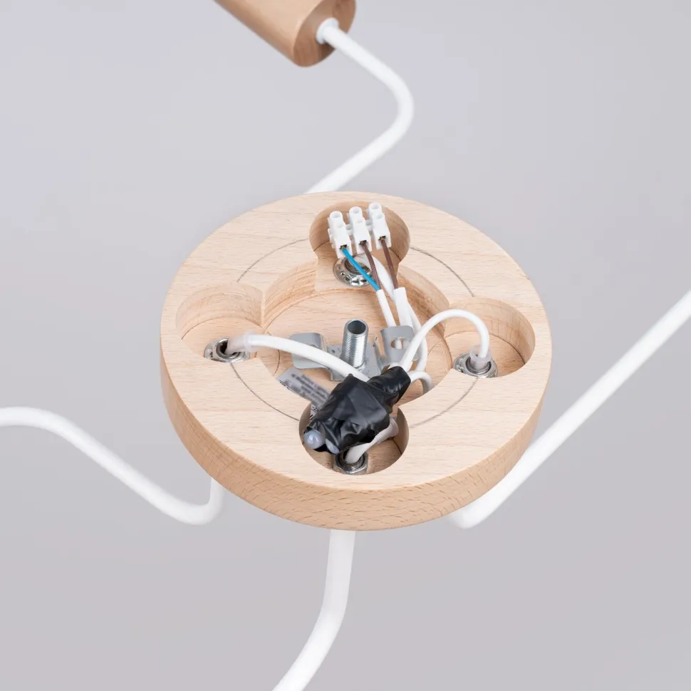 Żyrandol TIMBO 4 biały