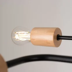 Żyrandol TIMBO 4 czarny