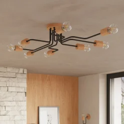 Żyrandol TIMBO 8 czarny