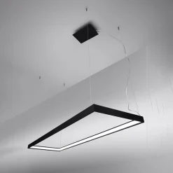 Żyrandol TUULA L czarny LED 4000K