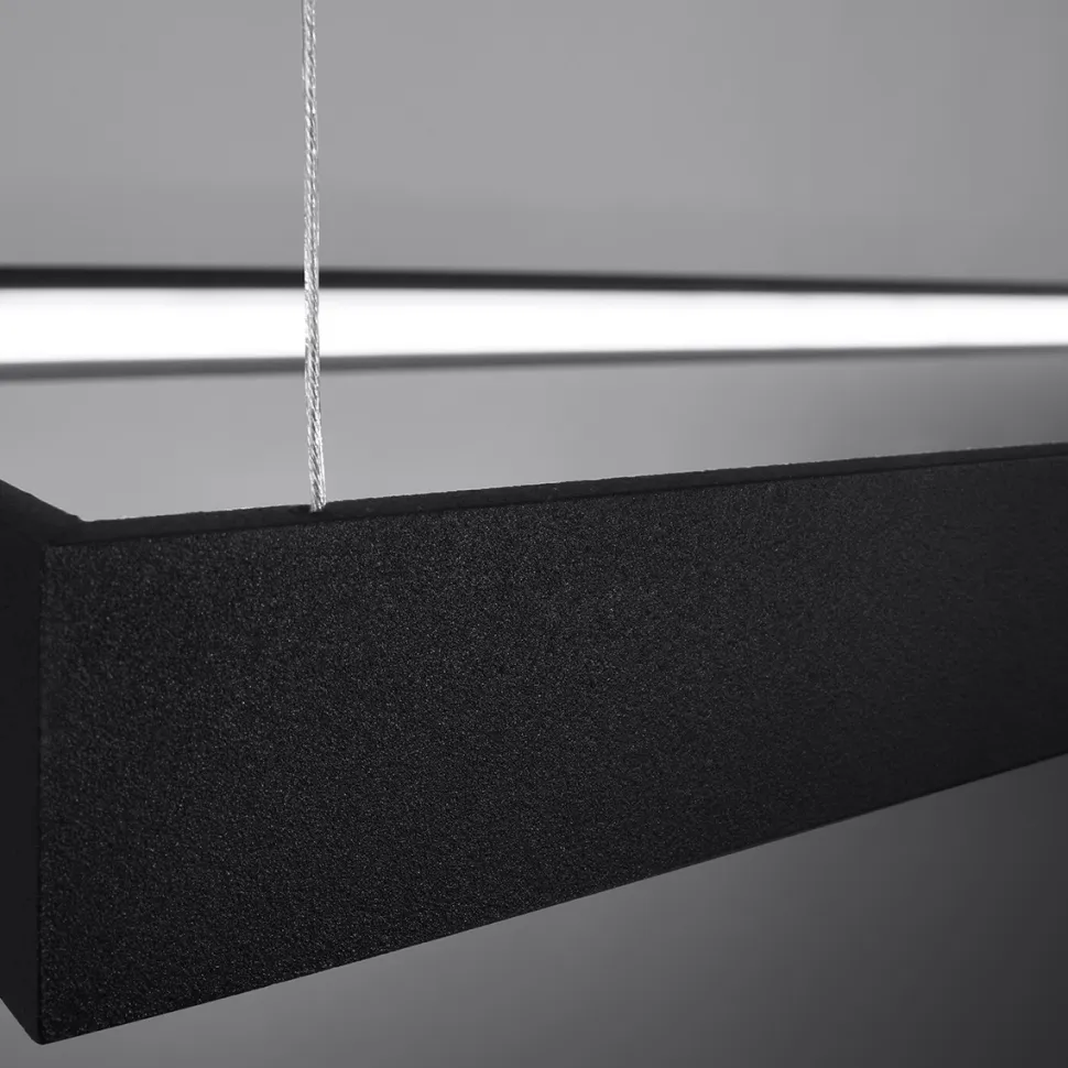 Żyrandol TUULA L czarny LED 4000K