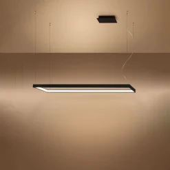 Żyrandol TUULA L czarny LED 3000K