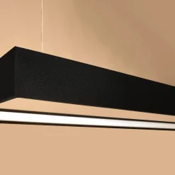 Żyrandol TUULA L czarny LED 3000K