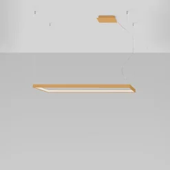 Żyrandol TUULA L złoty LED 3000K