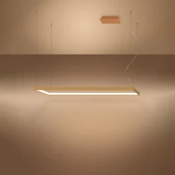 Żyrandol TUULA L złoty LED 3000K